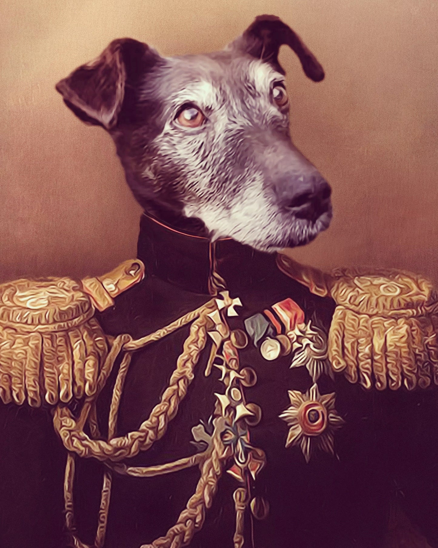 Custom Dog Portrait, Pet Portrait Royal, Renaissance Animal Painting, Funny Pet Lover Gift