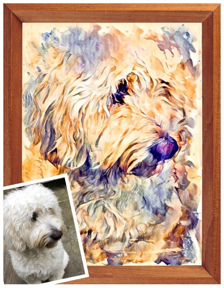 Pet Portrait, Pet Memorial, Custom Pet Portrait, Dog Painting, Custom Dog Portrait, Custom Watercolour, Portrait From Photo, Dog Portrait