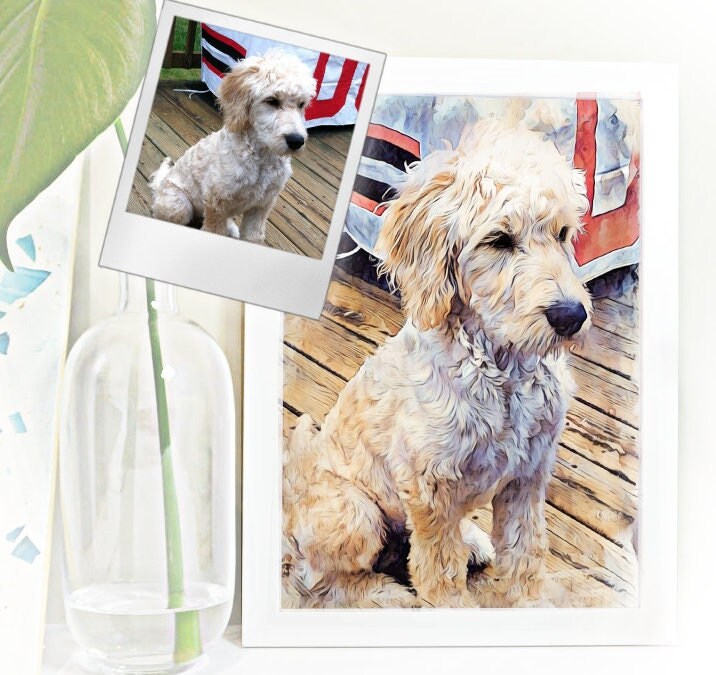 Pet Portrait, Pet Memorial, Custom Pet Portrait, Dog Painting, Custom Dog Portrait, Custom Watercolour, Portrait From Photo, Dog Portrait
